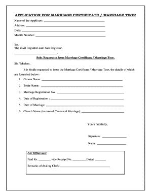 Issuance of Viewable Online Request of Marriage Certificate at .
